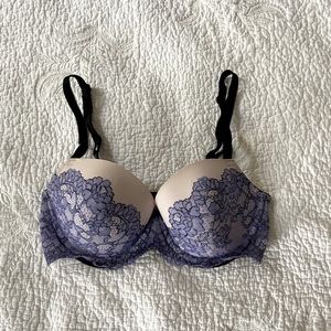 EUC Dream Angels Lined Demi Underwire Bra